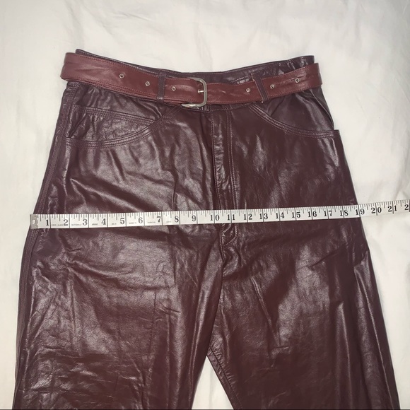 ✖️SOLD✖️Reworked Vtg Leather Pants, 2-Piece - Picture 14 of 16